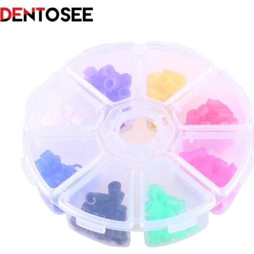 Dental Autoclavable Silicone Color Code Instrument Rings Large 160PCS