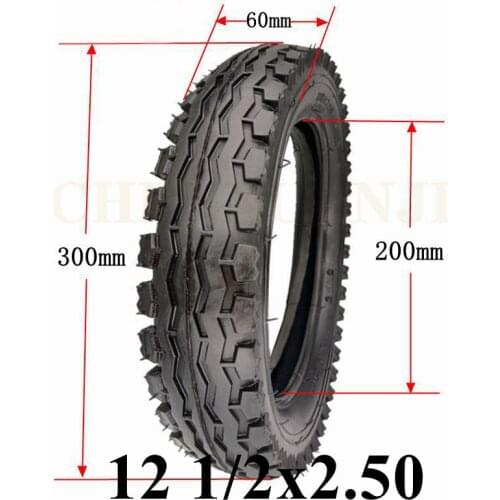 High Quality tyre 12 1/2X2.50 pocket Bike Scooter Moped 49CC Rear/front Tire Innertube