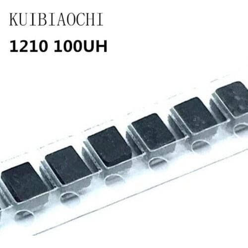 50pcs/LOT 1210 SMD Inductor 100UH 101J SMD Winding inductor 3225 100UH