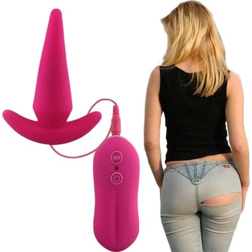Anal Plug Sex Toys Vibrator For Women Men Butt Plug Prostate Vibrators Remote Control 10 Vibrating Silicone Products For Adult