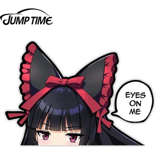 JumpTime 13 x 8.8cm For RORY MERCURY GATE Jietai Kanochi Nite Anime Peeker Vinyl Car Stickers Waterproof Scratch-proof Decal