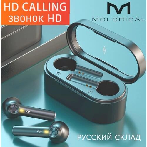 MOLO Bluetooth Earphones HD Calling Headphone Wireless Headphones With Microphone Touch Control Gaming Headset for Smart Phones