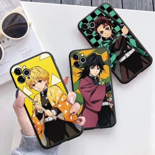 Demon Slayer Anime Kamado Cover For iPhone 12 Mini 11 Pro Max SE 2020 10 8 7 6 6S Plus X XR XS Max 11Pro 12Pro Phone Case