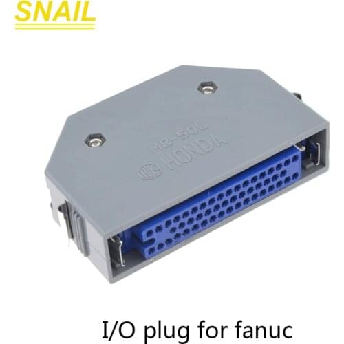 I/O plug 50 pin for FANUC,connector,servo motor drive,Male plug and female plug MR-50L MR-50M