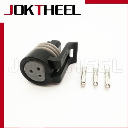 1/5/10/20/100 sets kit 1.5mm Delphi 3 Pin way 100 150 250 PSI oil fuel pressure sensor connector throttle Plug 12065287 12078090