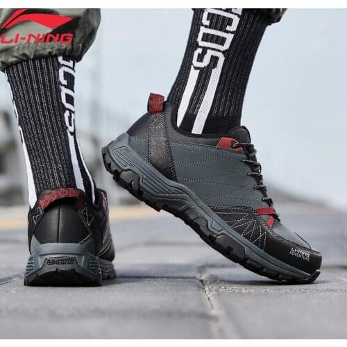 Li-Ning Men BRISK Outdoor Leisure Shoes Winter WARM SHELL Fleece LiNing Wearable Comfort Sport Shoes Sneakers AHCN015 SOND19