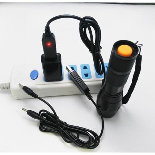 Lithium Battery USB Charging Line 5V To 4.2v8.4v12.6 Charging Wire Boost Wire Change Lamp The Strong Light Flashlight Charger