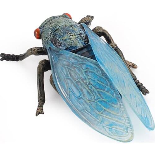 Simulation Insect Animal Action Figures Collection PVC Toy Kids Gift Cicada Model Action Figure