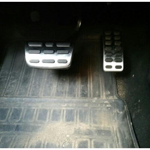 AT MT Stainless Steel Gas Brake Pedal Cover for Kia Rio K2 2012-2017 Soul 2013-2016 Cerato Car Styling