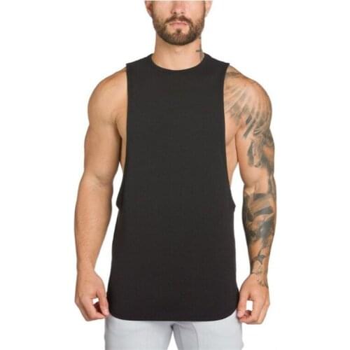 Gyms Clothing Bodybuilding Tank Top Men Fitness Singlet Sleeveless Shirt Cotton Muscle Undershirt Stringer Gyms Boy Vest