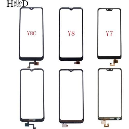 Mobile Touch Screen Panel For Doogee Y7 N10 Y8 Y8C TouchScreen Digitizer Panel Touch Screen Front Glass 3M Glue Wipes