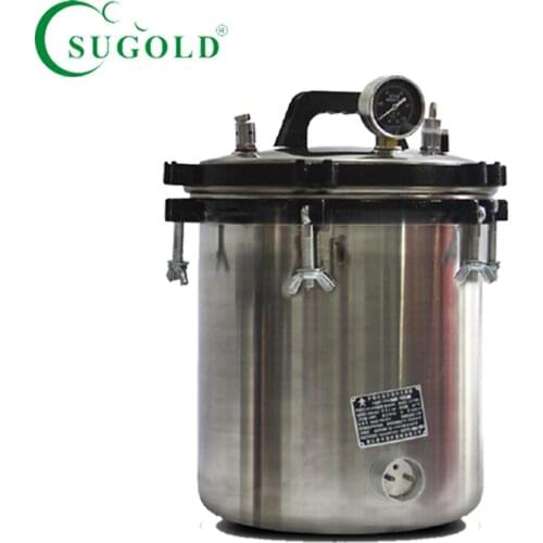 SUGOLD XFS-280A 18L portable stainless steel pressure steam autoclave