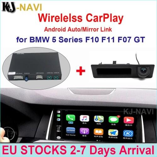 With Android Mirror Link AirPlay Car Play Function,Wireless CarPlay for BMW NBT 5 Series F10 F11 F07 GT 2009 2010 2011 - 2016