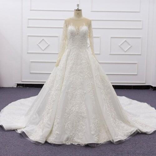 Molanda Hung 2021 Wedding Dress Sweetheart Appliques Beading Ball Gown Buttons Zipper Draped Global Shipping SJ192
