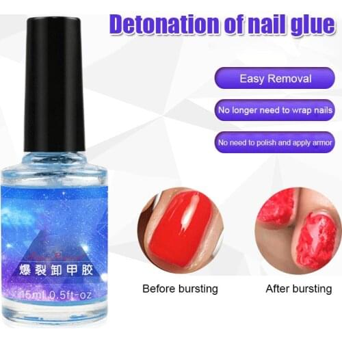Magic Burst Gel Nail Polish Remover Cleaner Degreaser Liquid Remove Tools 10ml MPwell