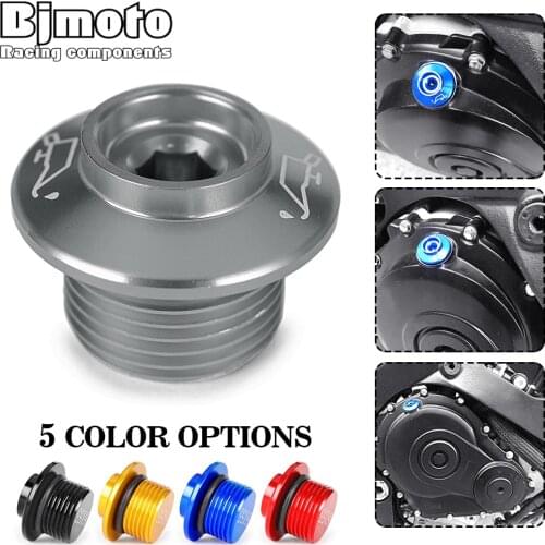 Engine Oil Plug cover protector M20*1.5 For APRILIA CAPONORD 1200 RALLY DORSODURO 900 1200 SHIVER 900 B-KING 2008 2009-2011