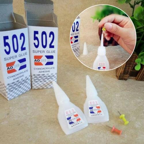 1/5bottle Powerful 502 Glue Strong Cyanoacrylate Adhesive Glue Durable Instant Adhesive Bond Super Strong Glue