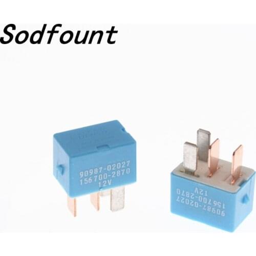 1pcs 12v 20A 4pin Silver contact Universal Automotive Small Denso Relay