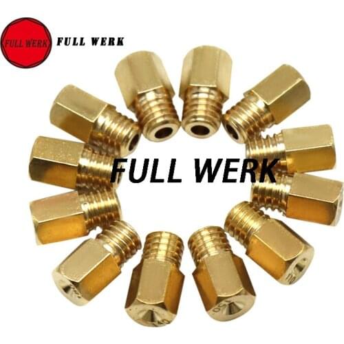 12pcs/set Copper Carbuletor Main Jet Aftermarket Replacement #90-200 #210-320 #330-440 Repair Parts Accessories