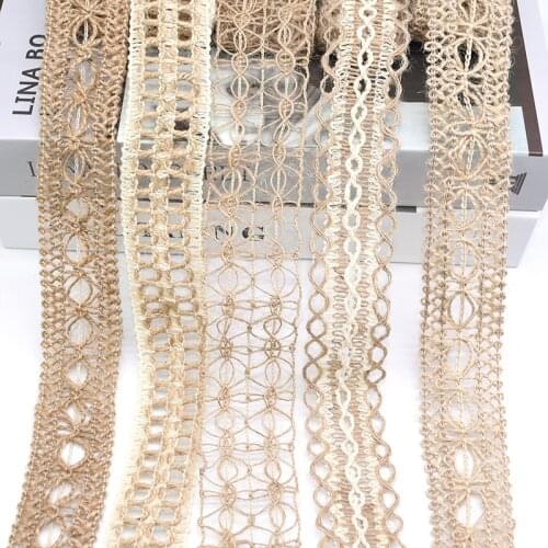 2M/roll Natural Jute Ribbon Gift Wrapping Hemp Ribbon Jute Burlap Roll Party Crafts DIY Wedding Festival Decorations Supplies