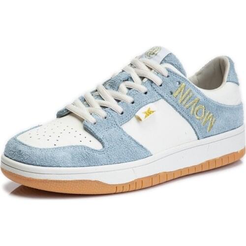 2021 New Leather Sports Shoes With Round Heads