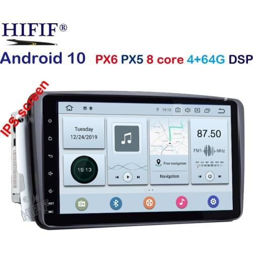 DSP IPS Android 10 2 Din Car DVD Player For Mercedes Benz CLK W209 W203 W463 Wifi 4G GPS Bluetooth Radio Stereo audio media DVR