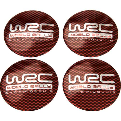 Wheel Center Dust proof Sticker Decal For WRC Logo For Holden Hesv Abarth Fiat 500 Hyundai Dodge Caliber BMW E60 Daihatsu Terios
