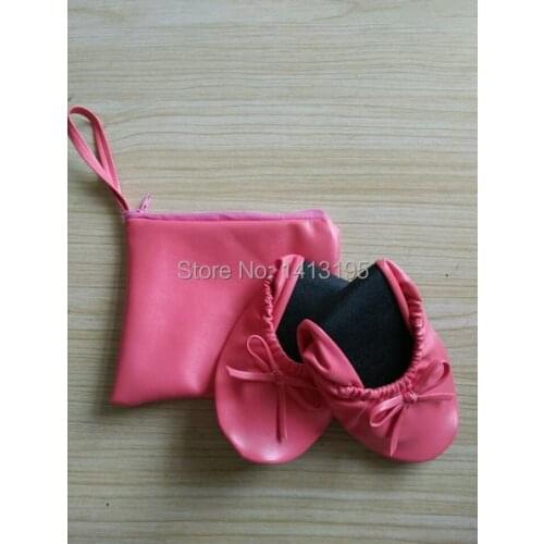 Hot selling ! 2018 Europe Lovely fashion foldable ballet dance shoes in comfortable casual shoes