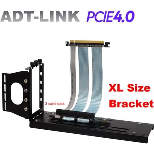 PCI Express 4.0 x16 Riser Cable Gen4.0 Full Speed Vertical Bracket Extension Cable 4.0 GPU Adapter GTX RTX RX5700xt NVIDIA 3090