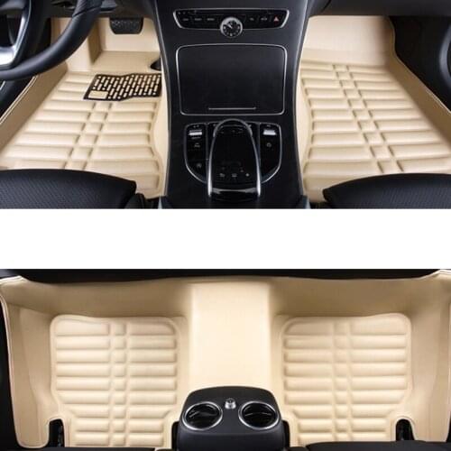 Leather car floor mats for lexus nx nx200t nx300h f sport 2015 2016 2017 2018 2019 2020 az10 nx300 carpet mat interior