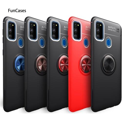 Magnetic Support Soft Shell Cellphone Cases For Samsung M51 TPU Protector Cover Galaxy M30S M60S M31S M31 M80S M51 galaxieFundas