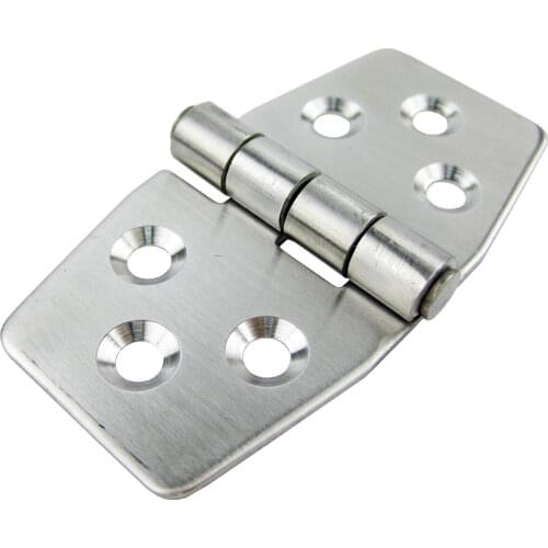Stainless Steel Boat Door Hinge Stamping Cabinet Marine Hardware 76*40*2mm