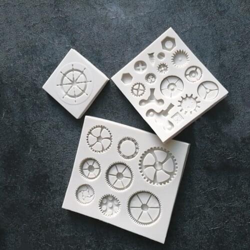 Industrial Machinery Serrated Mold Silicone Mold Fondant Cake Decorating Tool Gumpaste Sugar Chocolate Molds Baking Tools