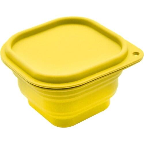 Collapsible Bowl Silicone Collapsible Container Food Storage Containers Leakproof Collapsible Camping Bowl for Travel Hiking