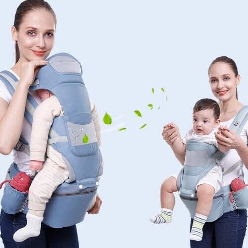 New born 0-48 Month Ergonomic Baby Carrier Infant Baby Hipseat Carrier 3 In 1 Front Facing Ergonomic Kangaroo Baby Wrap Sling