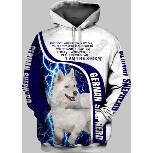 German Shepherd 3D Printed Hoodies Funny Pullover Men For Women Funny Sweatshirts Animal Sweater Drop Shipping 05