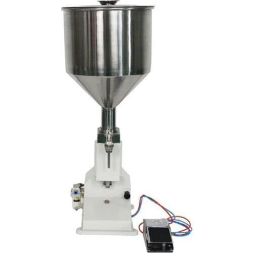 Good quality easy operation hand pneumatic cream paste filling machine 10ml to 120ml