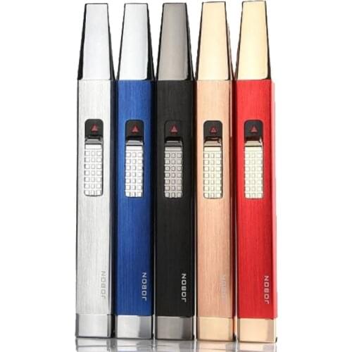 JOBON Outdoor Camping BBQ Ignition Lighter Pen Style USB Arc Windproof Plasma Electric Rechargeable Cigarette Kitchen Lighter