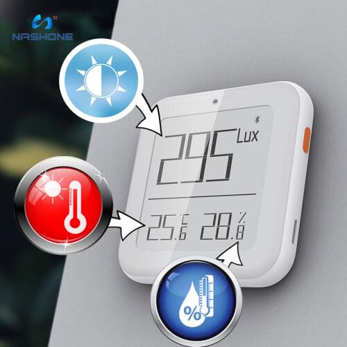 Tuya Smart Life Smart Brightness Thermometer Zigbee Bluetooth Gateway Sensor Light Temperature Humidity Detector