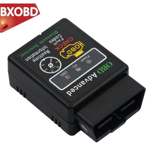 25K80 Version 1.5 ELM327 HHOBD Chip HH OBD Advanced OBDII OBD2 bluetooth adapter Mini ELM 327 Auto CAN Wireless Adapter Scanner