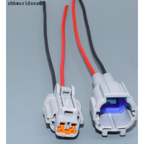 Worldgolden 2 pin way plug male female Auto waterproof car electric connector for Nissan fog lights plug 6188-0554 6185-0867