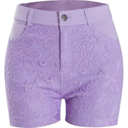 Addnew Shorts Women Casual Style Femme Feminino skinny Shorts tight lace zipper button Thin body sexy goddess lace patcheork 3