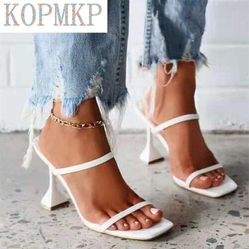 Gladiator Fashion Summer Womens Sandals Pu Ladies Slip on High Heel Sexy New Zapatos De Mujer Plataforma Sadalias Femininas