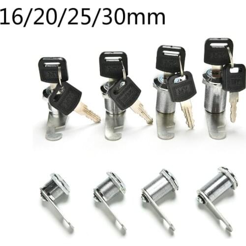 1Pcs Cam Cylinder Locks Door Cabinet Mailbox Drawer Cupboard Locker Security Furniture Locks With Plastic Keys Hardware
