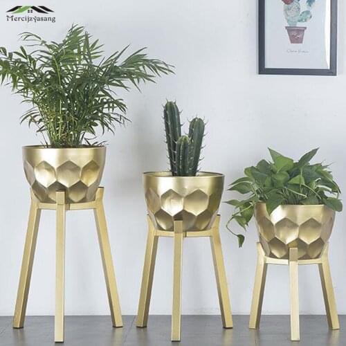 4Pcs/Lot Flower Vases Floor Metal Vase Plant Dried Floral Holder Flower Pot Road Lead for Home/Wedding Corridor Decoration G119