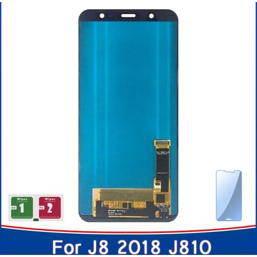 6.0'' ORIGINAL OLED LCDs Display For SAMSUNG J8 2018 J810 SM-J810M J810F J810Y LCD Screen Touch Digitizer Assembly J800 J800F