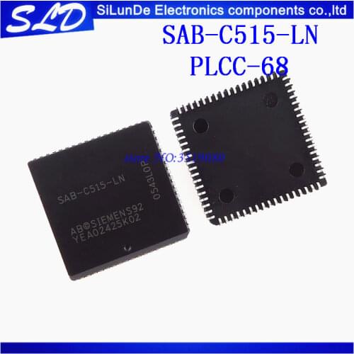 Free Shipping 50pcs/lot SAB-C515-LN SAB-C515 PLCC-68 new and original In Stock