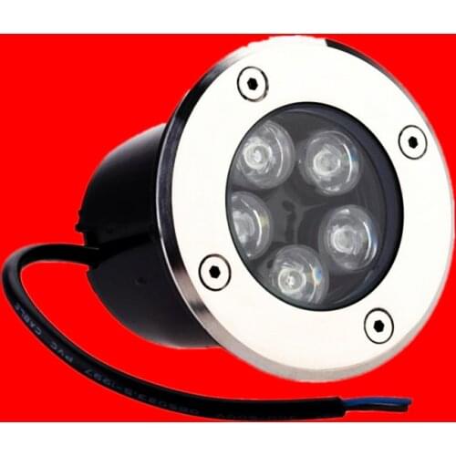 Free shipping 5W IP68 CE RoHS AC85-260V/DC12V Recessed Lighting Outdoor Lamp LED Spot Floor Garden Yard LED Underground light