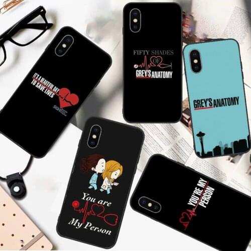 GREY GREYS ANATOMY tv show luxury design shell Phone Case for iPhone 11 12 pro XS MAX 8 7 6 6S Plus X 5S SE 2020 XR