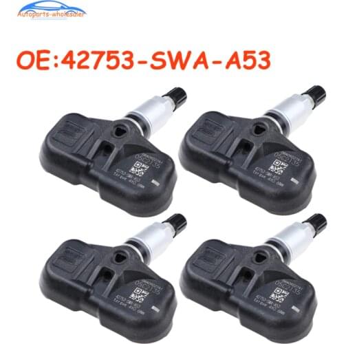 For Honda Accord CRV FiT 2007-2012 TPMS Tire Pressure Sensor Monitor 315MHZ 42753-SWA-A53 42753SWAA53 PMV-107M Car